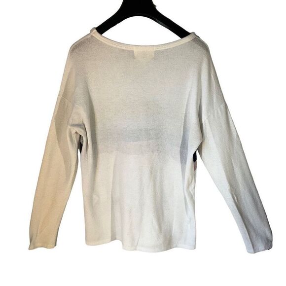 Ella Mara Striped Casual Sweater. An Anthropologie Brand, Small. Made in USA - Picture 4 of 13